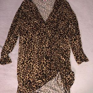 cheetah print dress